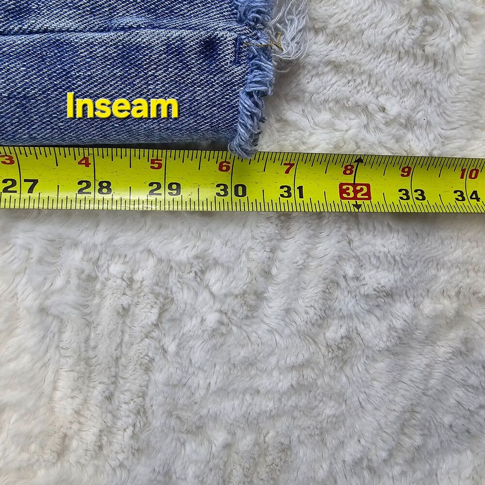 PacSun Casey Low Rise Baggy Wide Leg Distressed Jeans Light Wash 25 Y2K - Picture 12 of 13